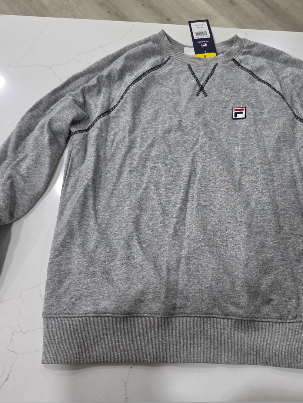 Fila Women's Ladies' French Terry Crewneck Sweatshirt. Gray. Size S